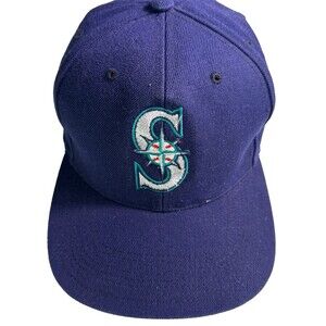 Vtg 90s Seattle Mariners Sports Specialties 7 3/8 Fitted MLB baseball Cap